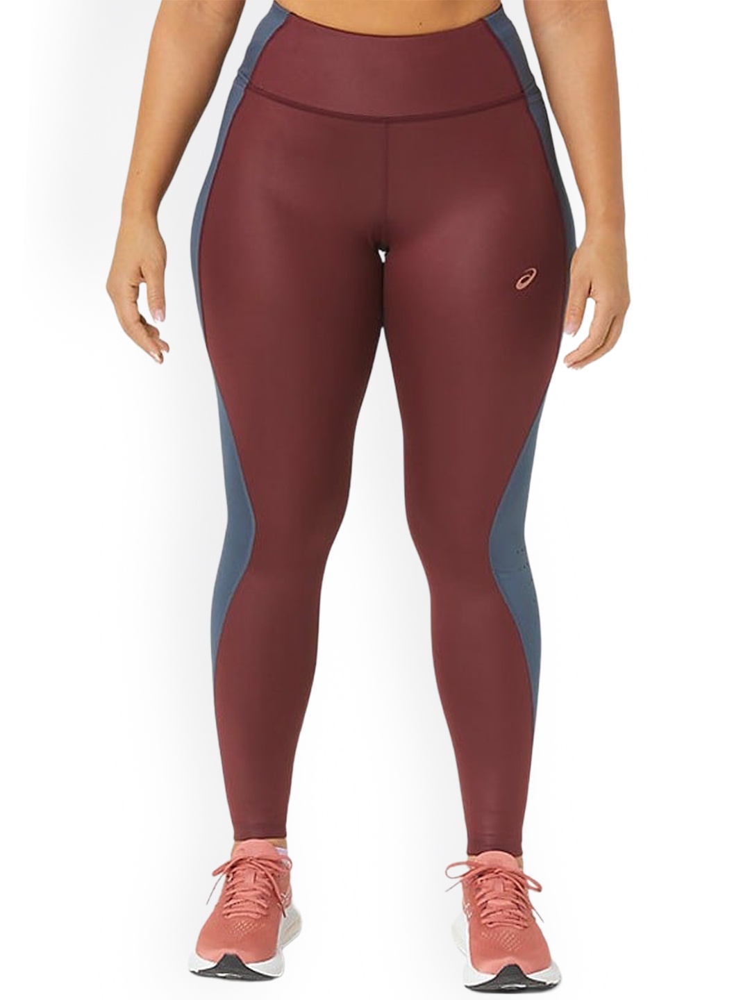 

ASICS Nagino Run High Waisted Tights, Brown