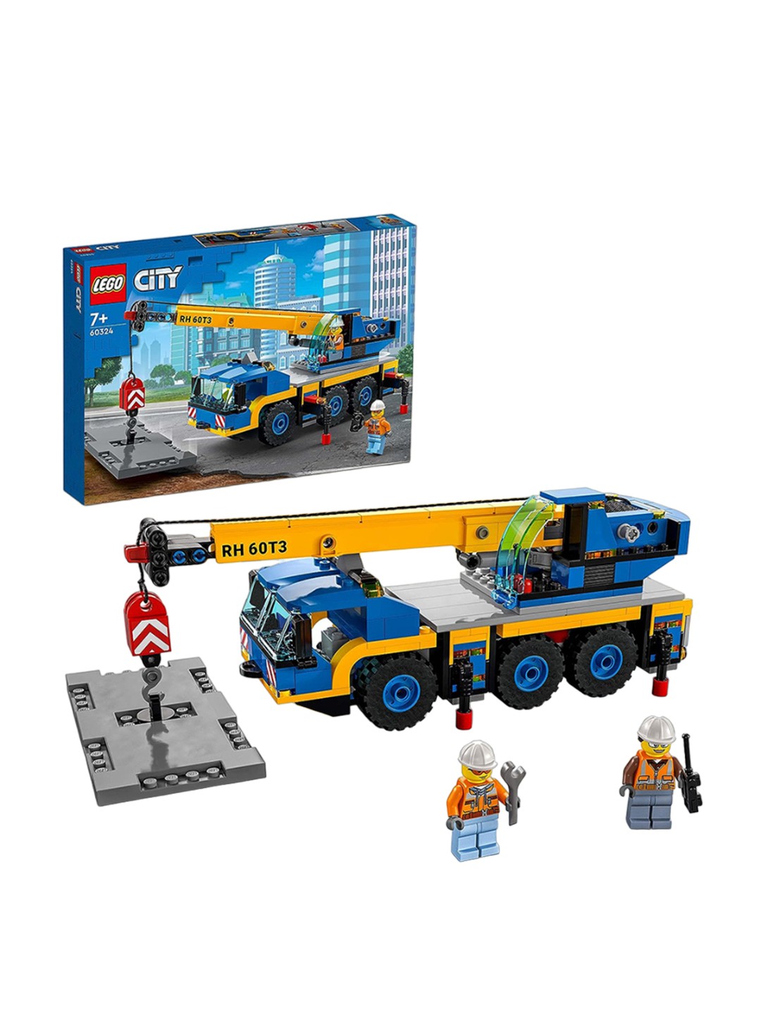 

LEGO Kids 340 Pcs City Mobile Crane Building Kit, Yellow