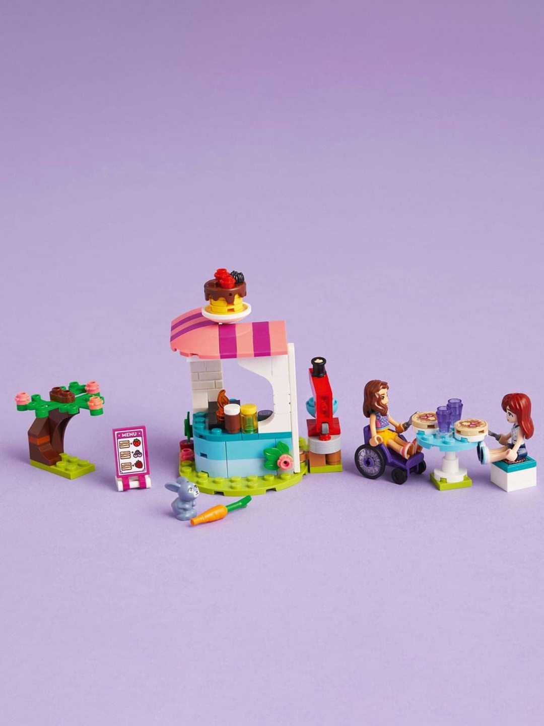 

LEGO Kids 157 Pieces Friends Pancake Shop Building Toys Set, Blue