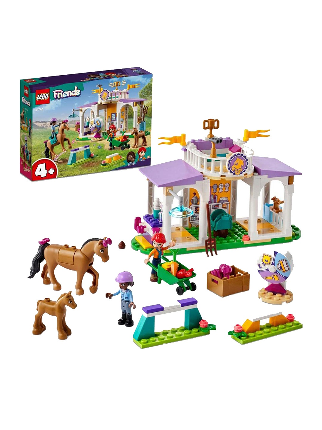 

LEGO Kids Brown & Green Horse Training 41746 Building Toy Set