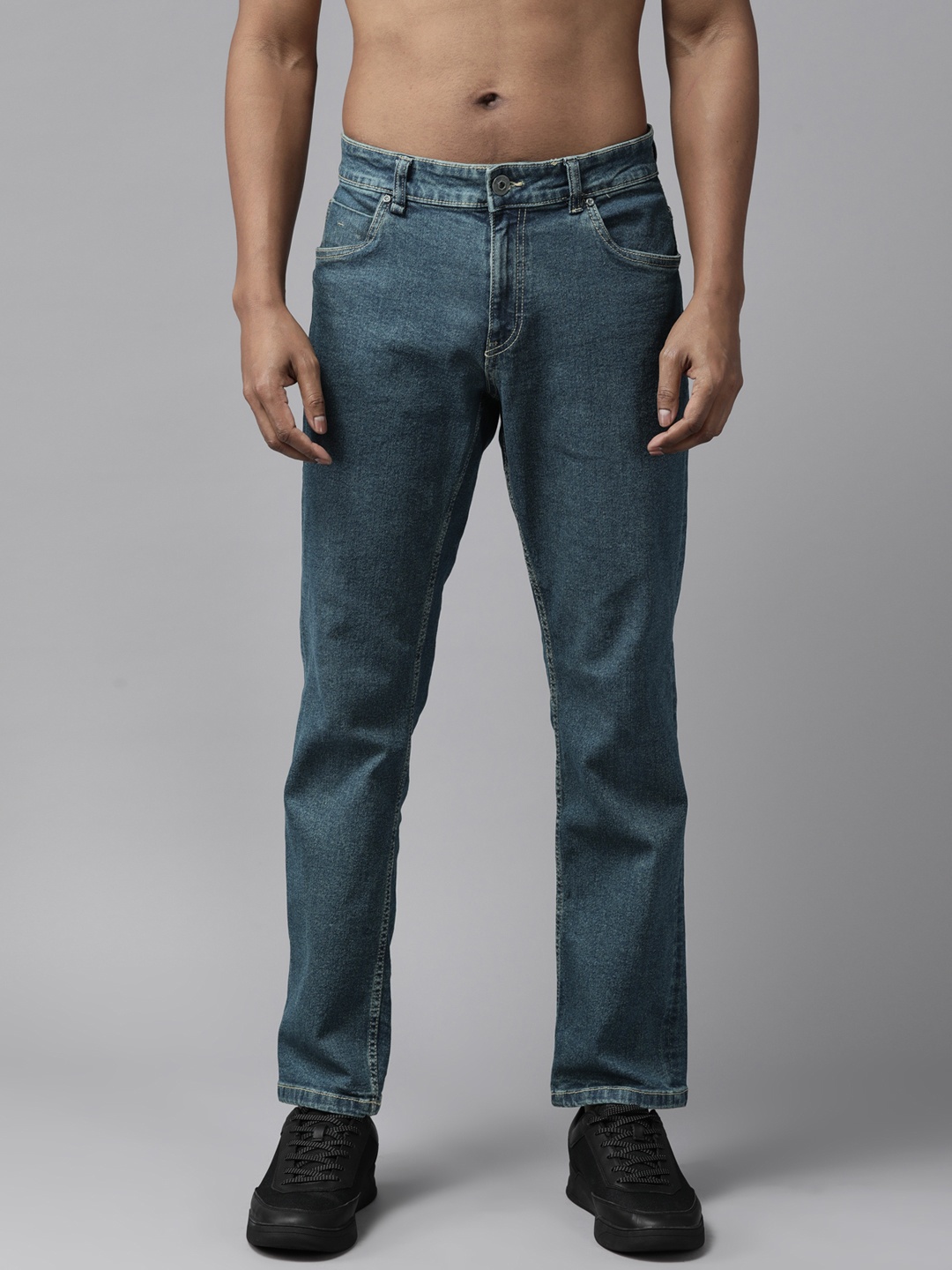 

The Roadster Lifestyle Co. Men Slim Fit Stretchable Jeans, Blue