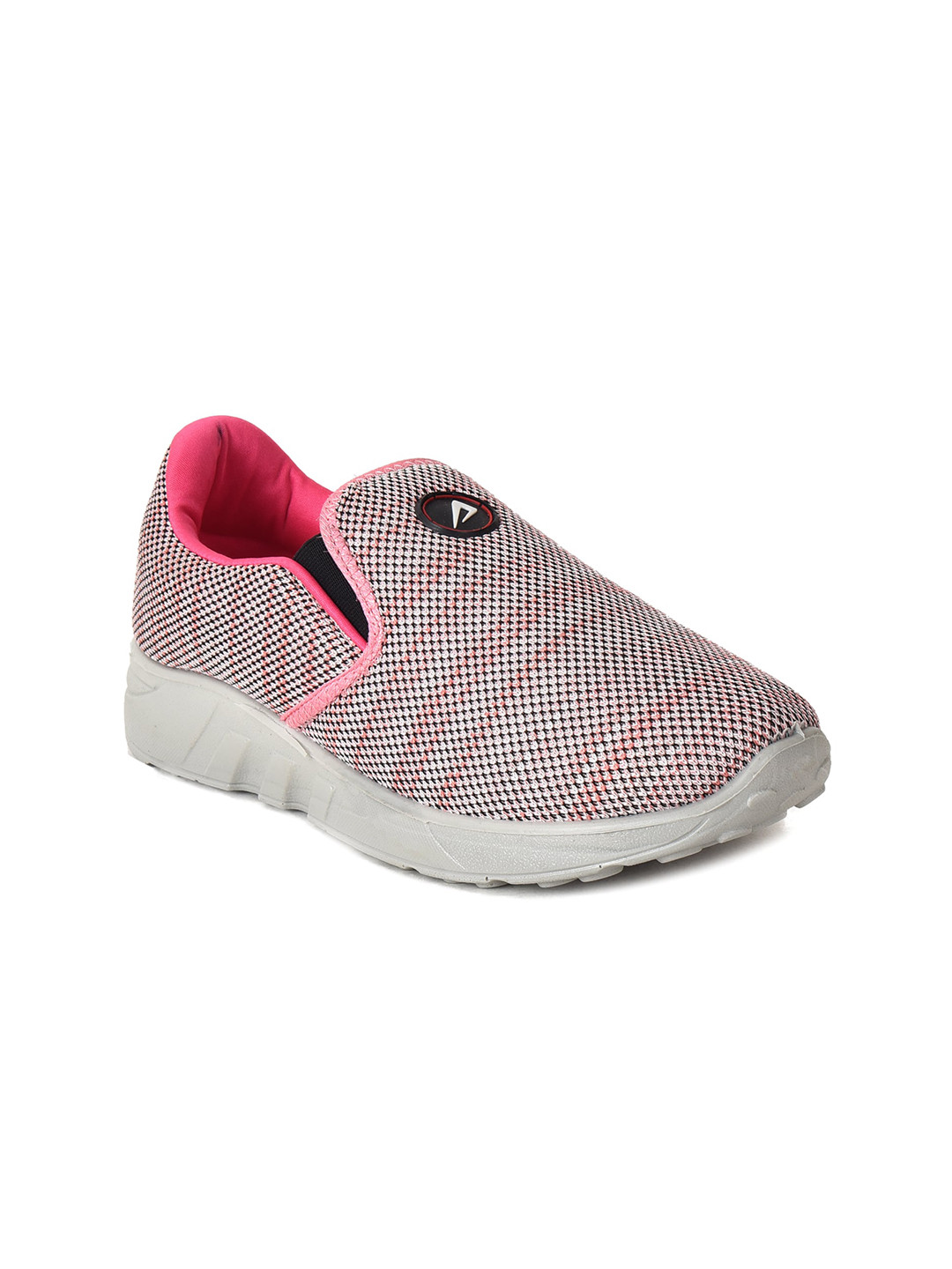 

IMPAKTO Women Textured Lightweight Slip-On Sneakers, Pink