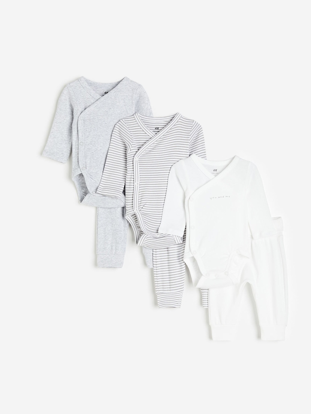 

H&M Infant Boys 6-Piece Cotton Set, Grey