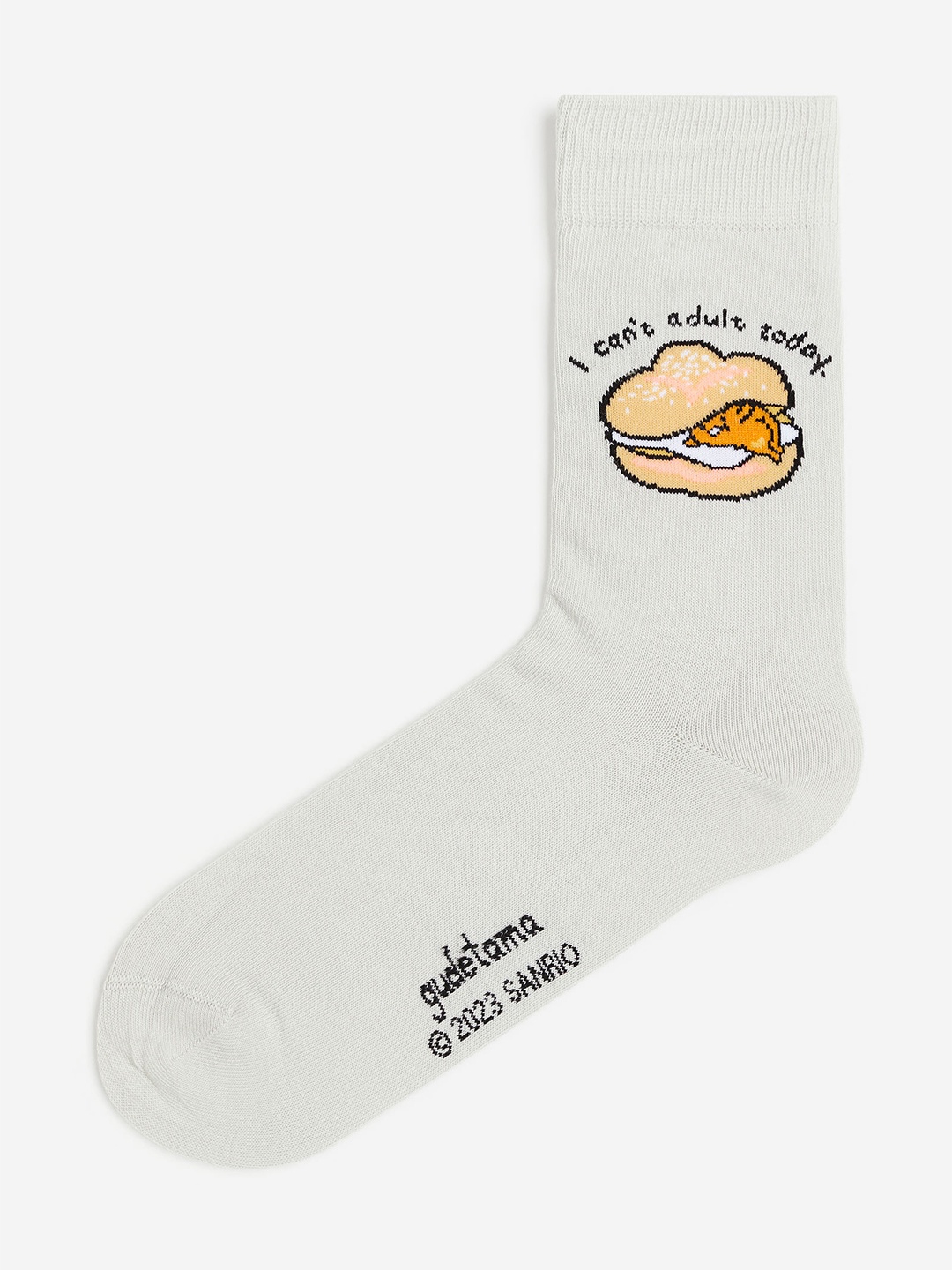 

H&M Men Motif-Detail Socks, Grey