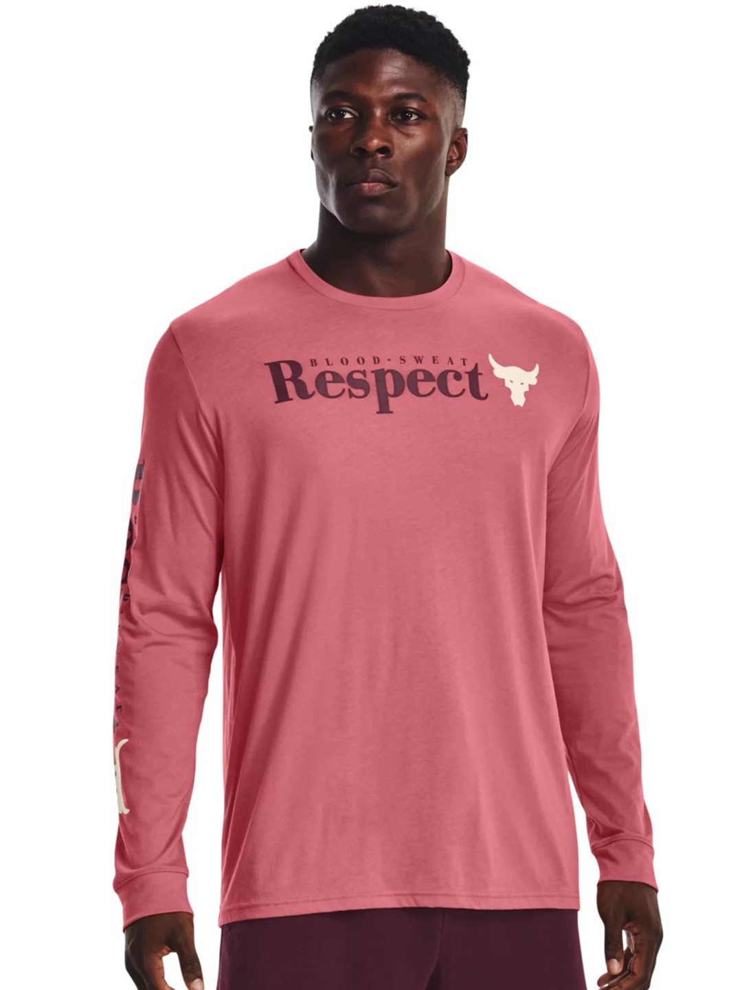 

UNDER ARMOUR Typographic Printed Relaxed Fit Training T-Shirt, Pink