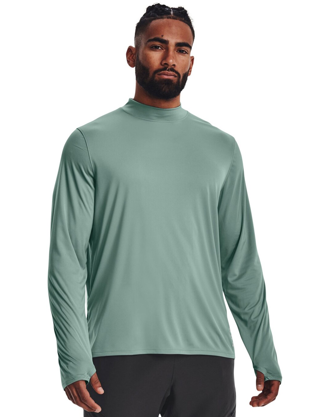 

UNDER ARMOUR Print Detail Half Sleeves T-Shirt, Green