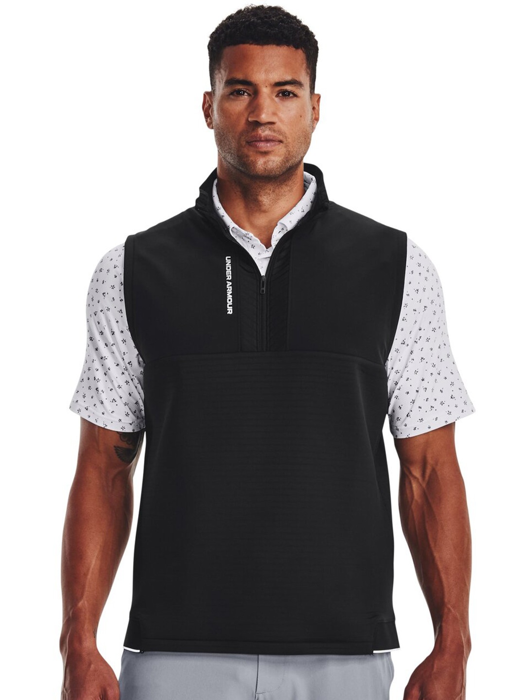

UNDER ARMOUR Storm Daytona Relaxed Fit Sleeveless T-Shirt, Black