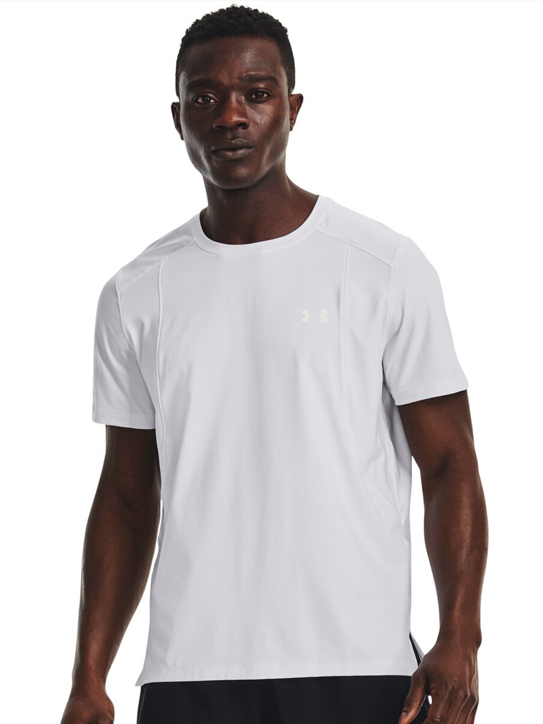 

UNDER ARMOUR Slim Fit Iso-Chill Laser Running T-Shirt, White