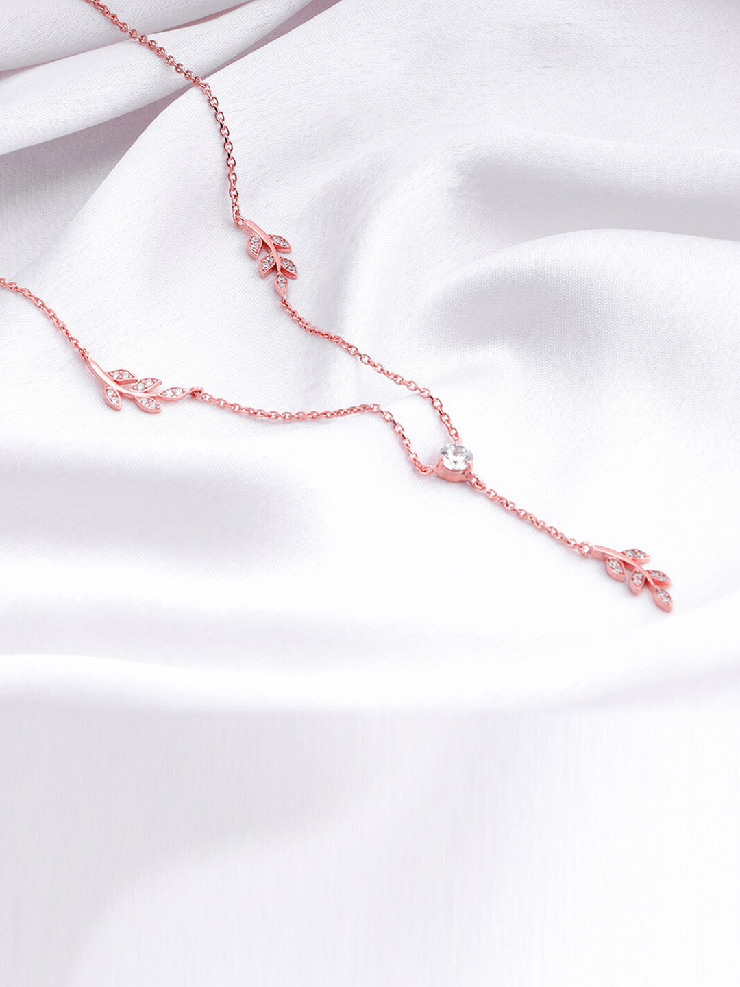 

GIVA Sterling Silver Rose Gold-Plated Necklace