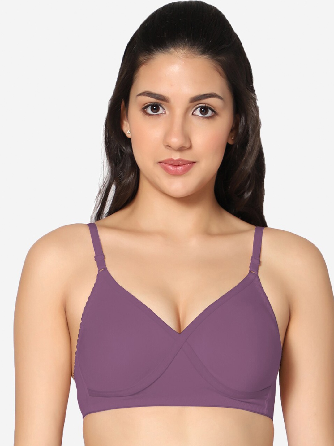 

In Care Full Coverage All Day Comfort Cotton Bra, Purple