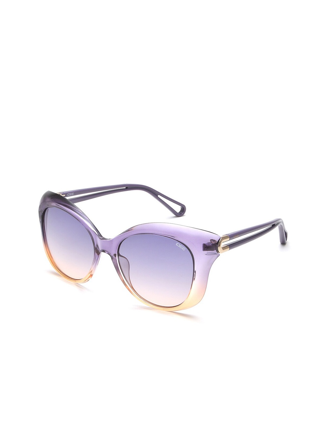 

IDEE Women Butterfly Sunglasses with UV Protected Lens IDS2946C2SG, Purple