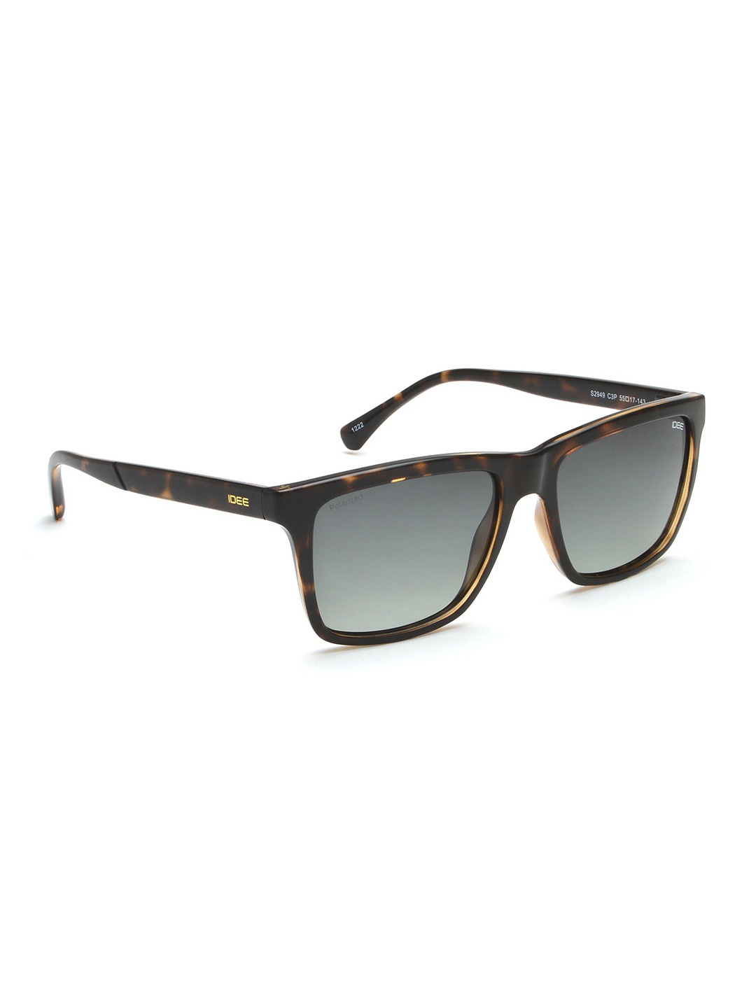 

IDEE Men Square Sunglasses with UV Protected Lens IDS2949C3PSG, Green