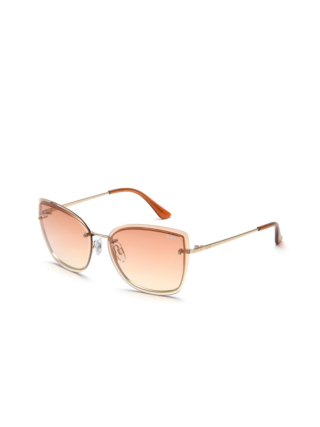 

IDEE Women Cateye Sunglasses With UV Protected Lens - IDS2929C1SG, Brown