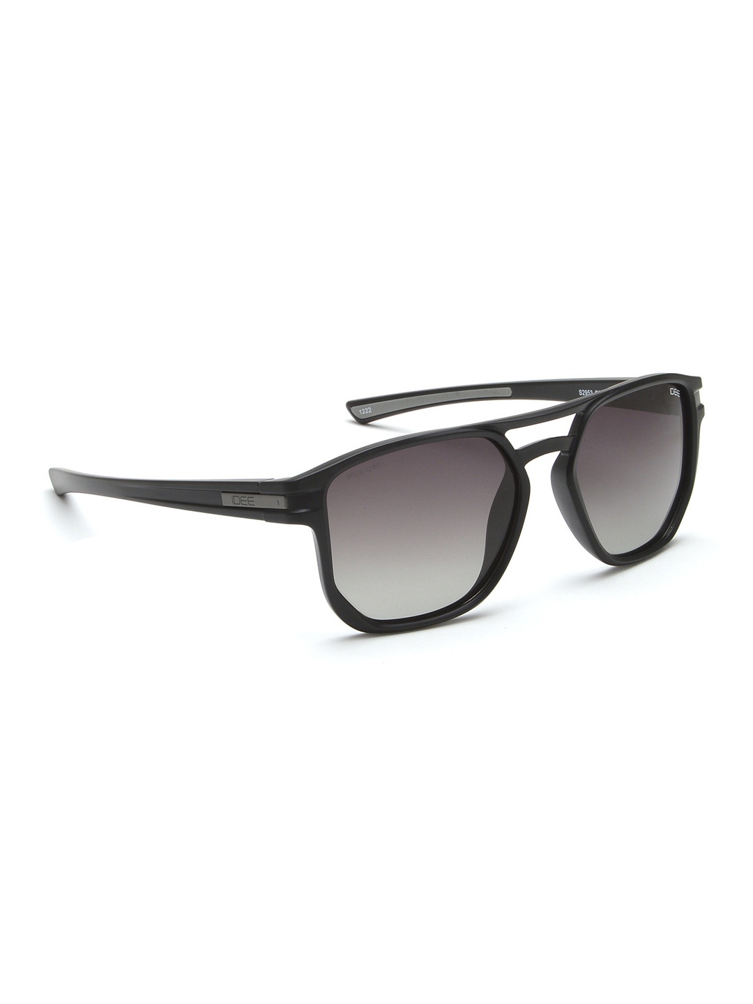 

IDEE Men Square Sunglasses with UV Protected Lens IDS2953C2PSG, Black
