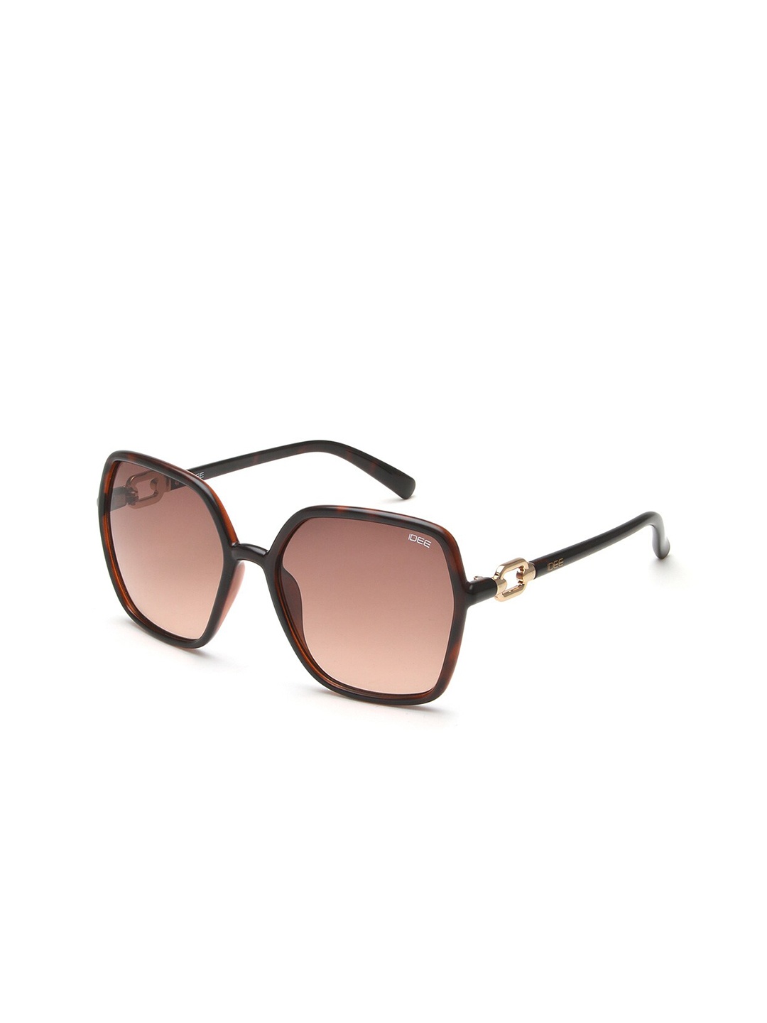

IDEE Women Square Sunglasses With UV Protected Lens, Brown