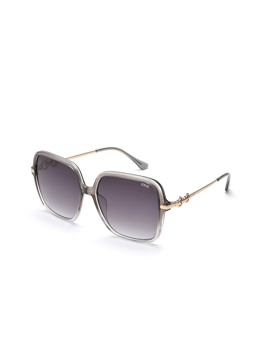 

IDEE Women Square Sunglasses with UV Protected Lens IDS2944C3SG, Purple