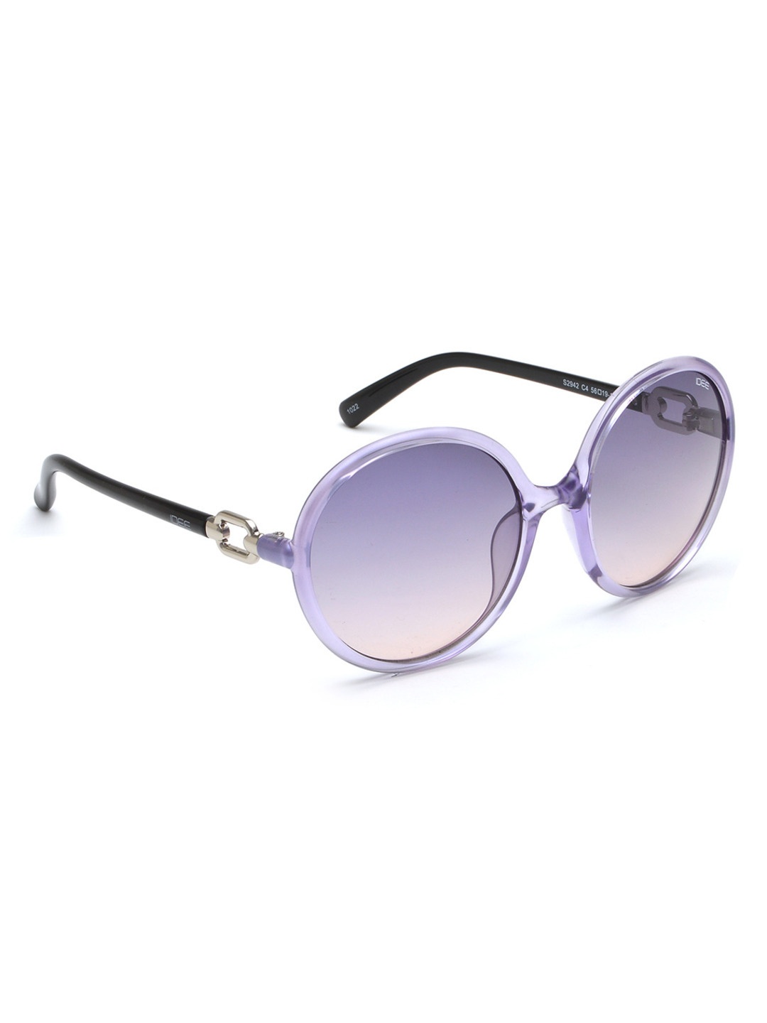 

IDEE Women Round Sunglasses with UV Protected Lens IDS2942C4SG, Purple