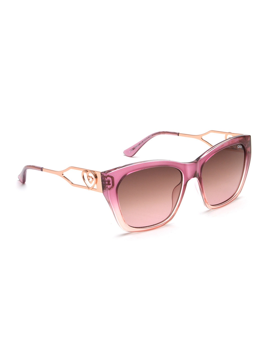 

IDEE Women Square Sunglasses with UV Protected Lens IDS2981C3SG, Brown