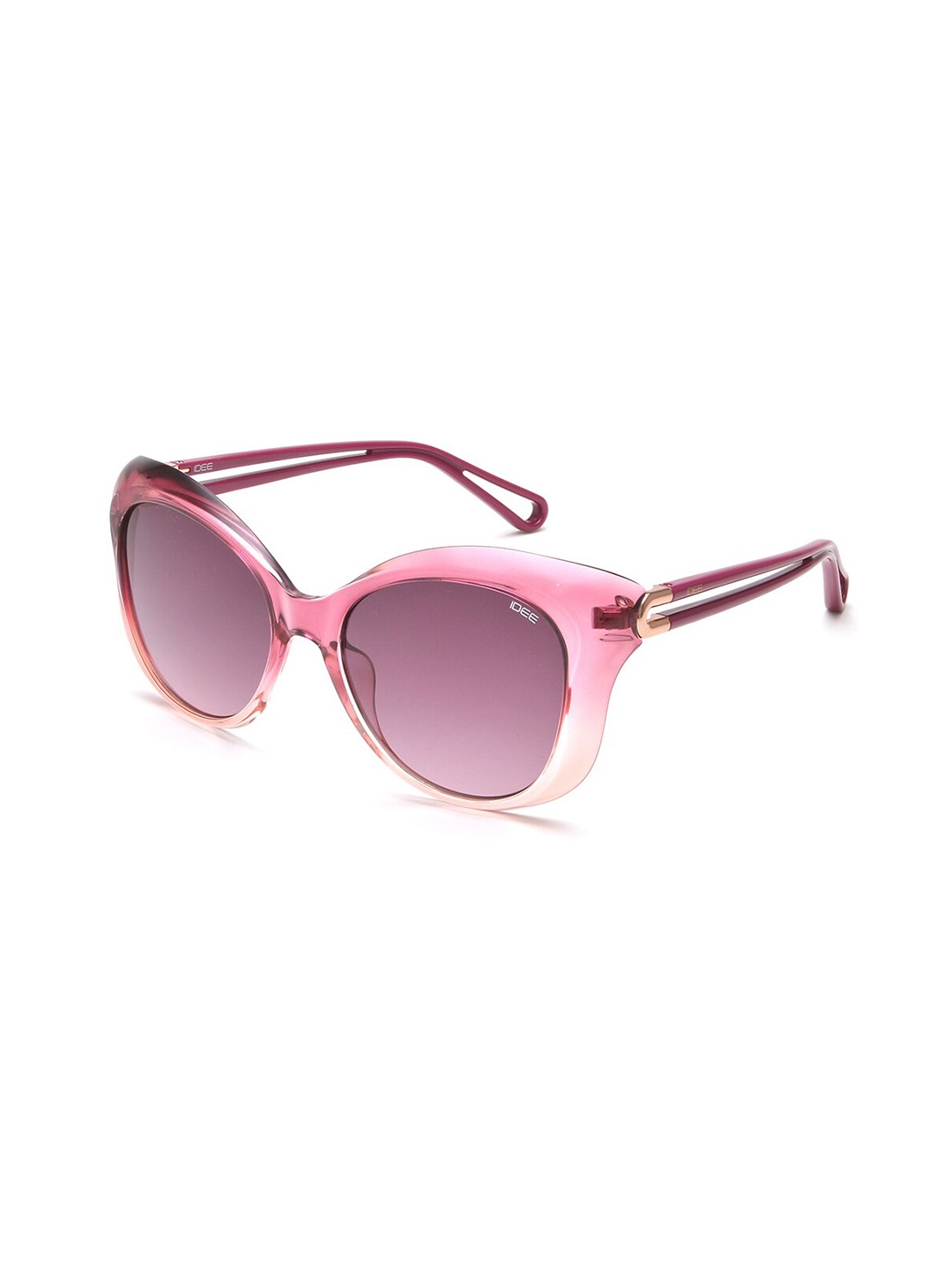 

IDEE Women Butterfly Sunglasses with UV Protected Lens IDS2946C1SG, Pink