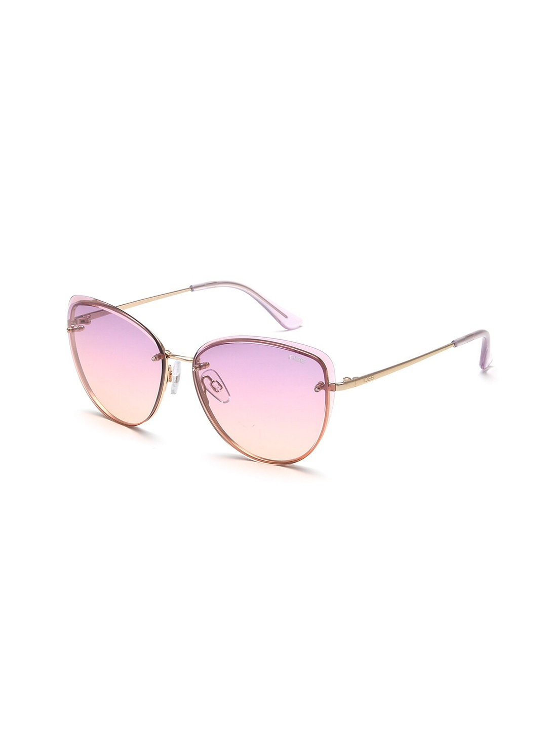 

IDEE Women Cateye Sunglasses with UV Protected Lens IDS2928C2SG, Pink
