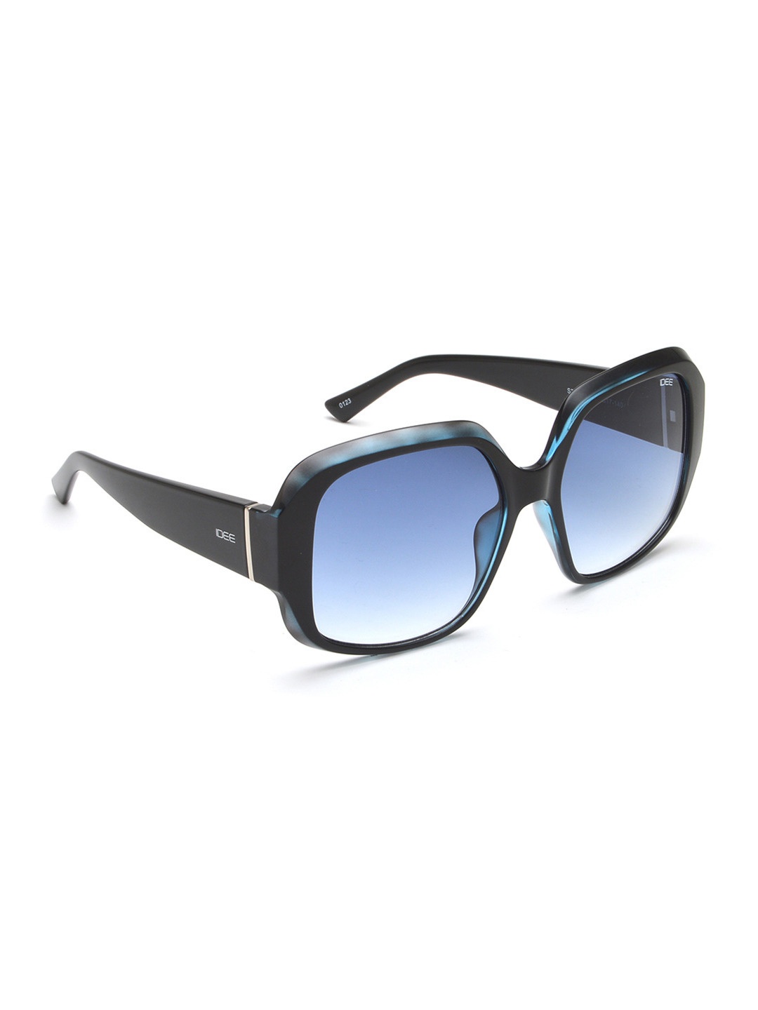 

IDEE Women Square Sunglasses with UV Protected Lens IDS2983C3SG, Blue
