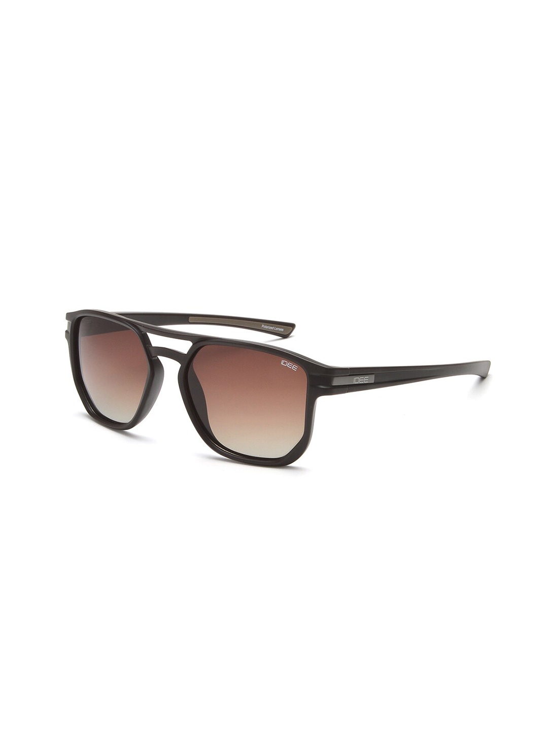 

IDEE Men Square Sunglasses With UV Protected Lens-IDS2953C3PSG, Brown