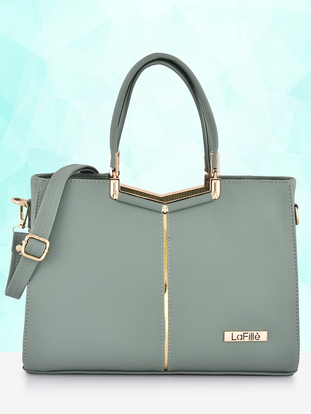 

LaFille PU Shopper Handheld Bag, Green