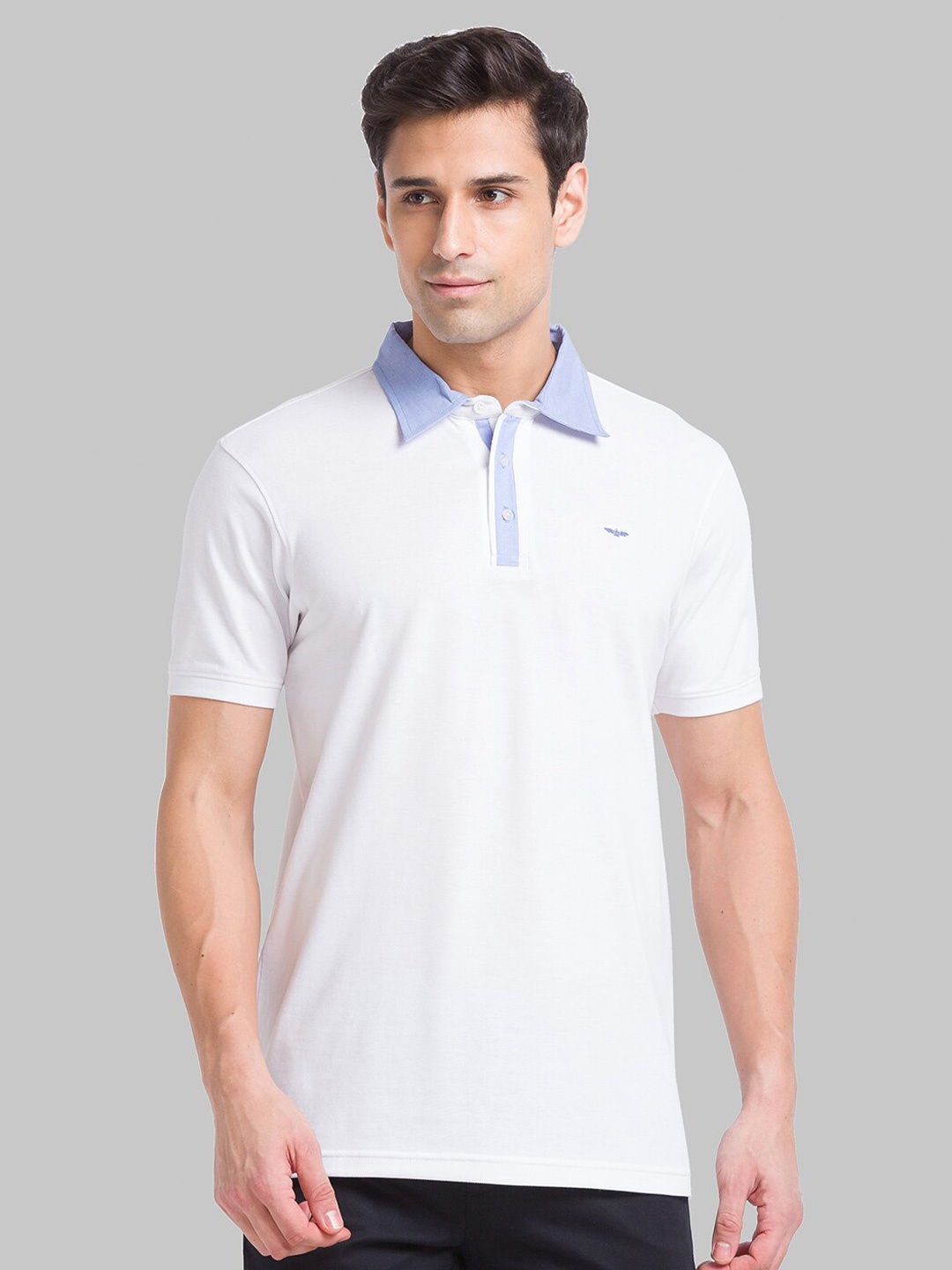 

Park Avenue Polo Collar Slim Fit T-Shirt, White