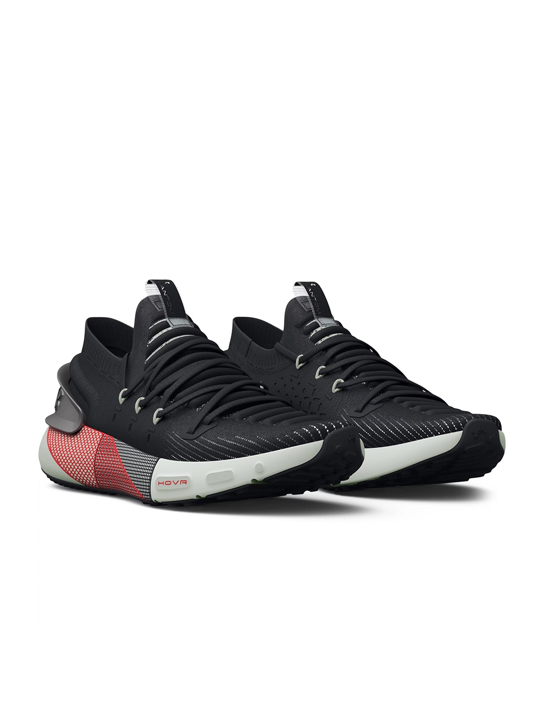 

UNDER ARMOUR Women UA HOVR Phantom 3 Metallic Running Shoes, Black