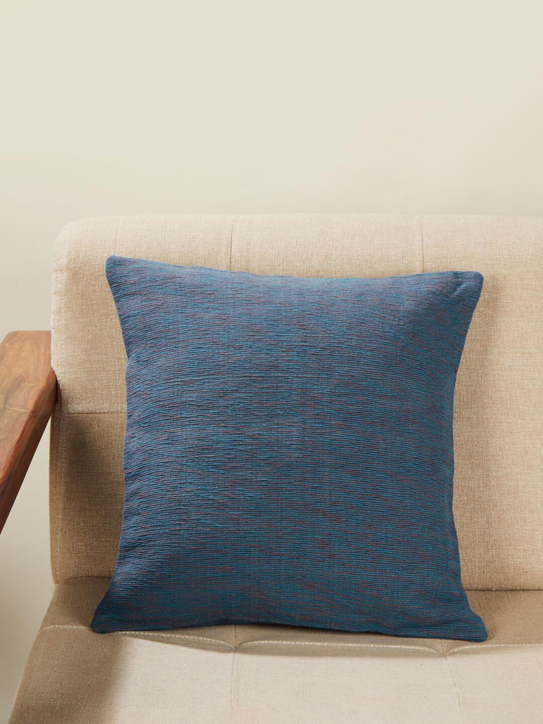 

Fabindia Brown & Blue Cotton Square Cushion Covers
