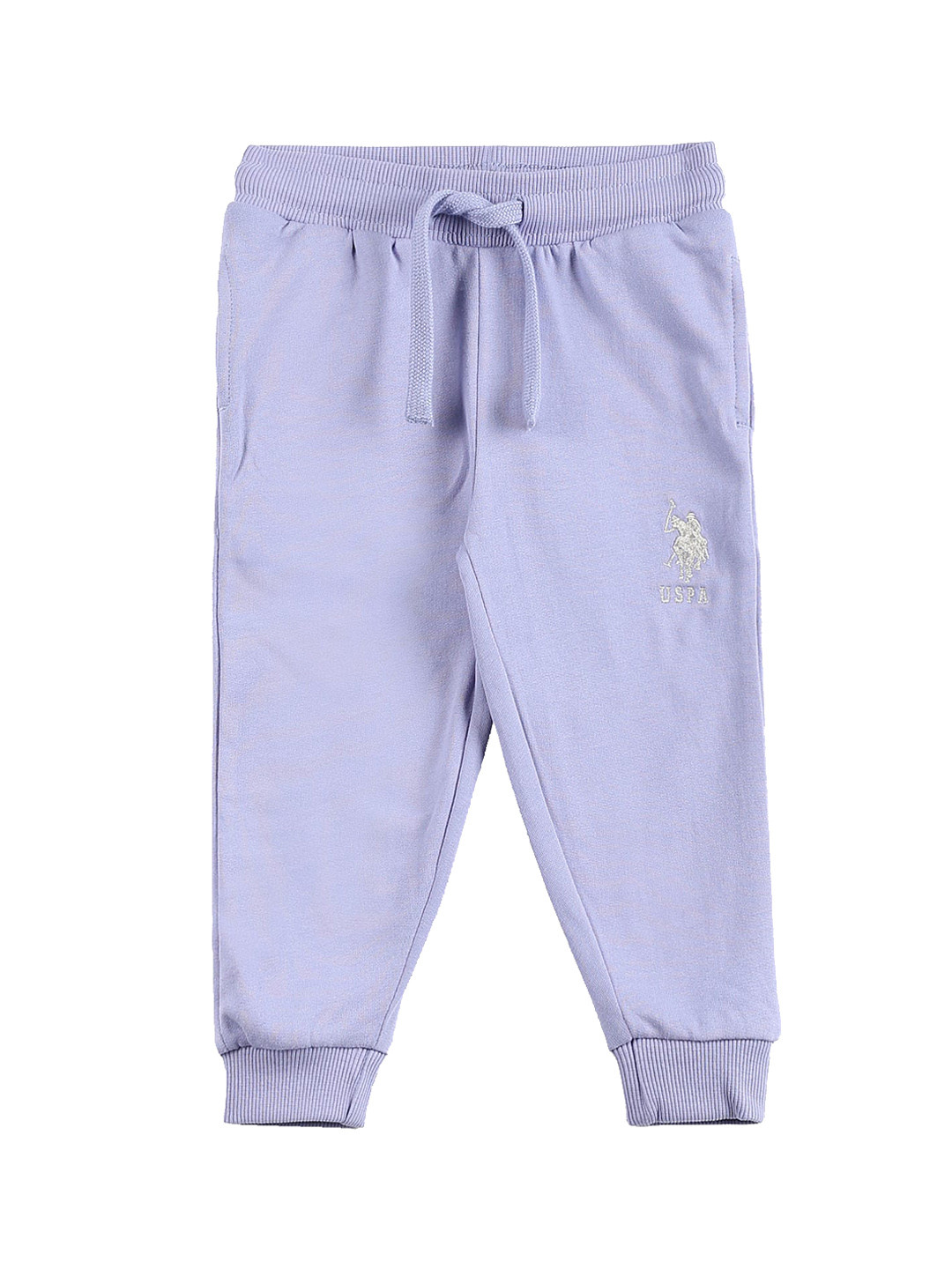 

U.S. Polo Assn. Kids Girls Pure Cotton Joggers, Purple