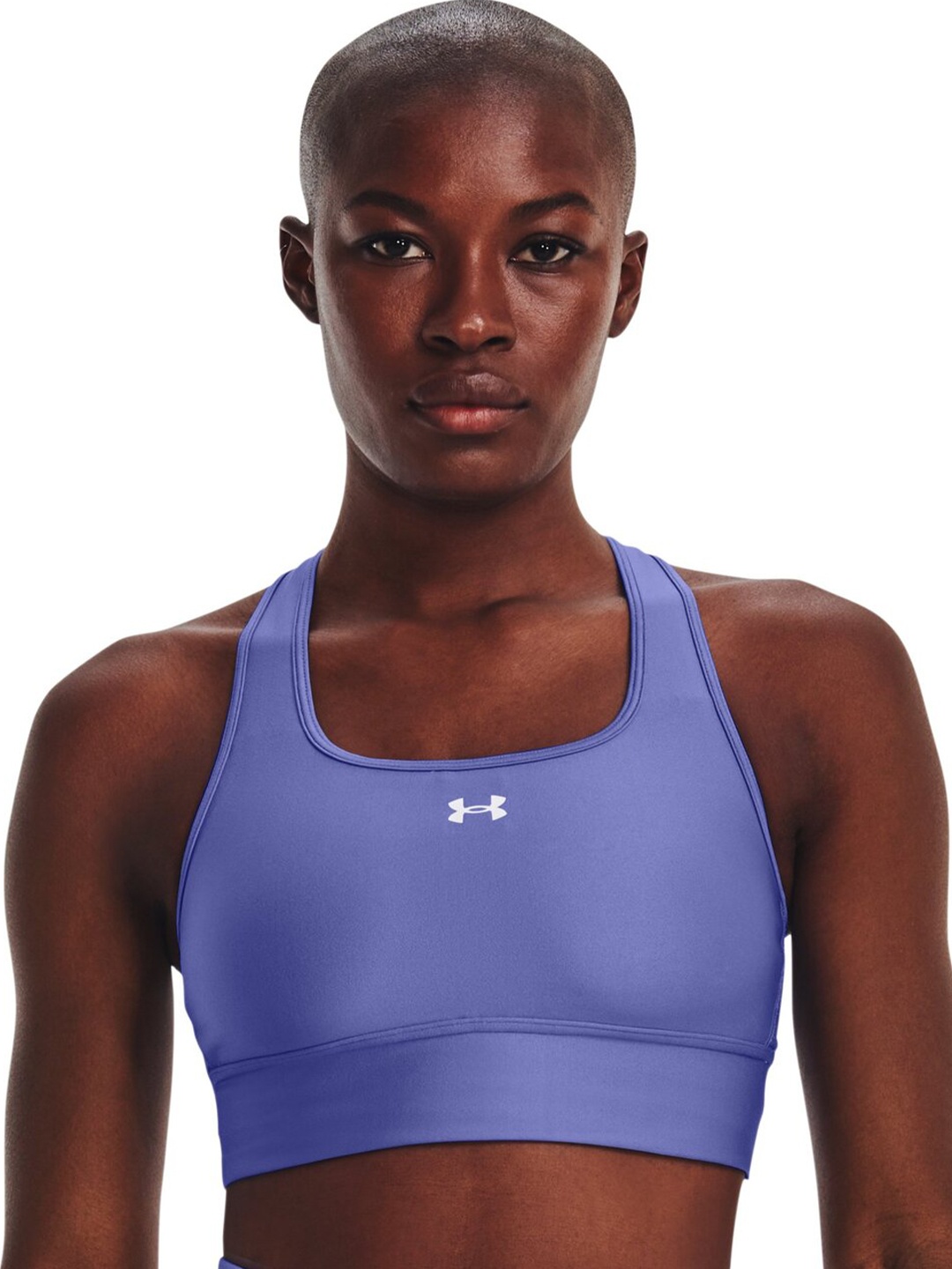 

UNDER ARMOUR Crossback Longline Lightly Padded Sports Bra, Blue