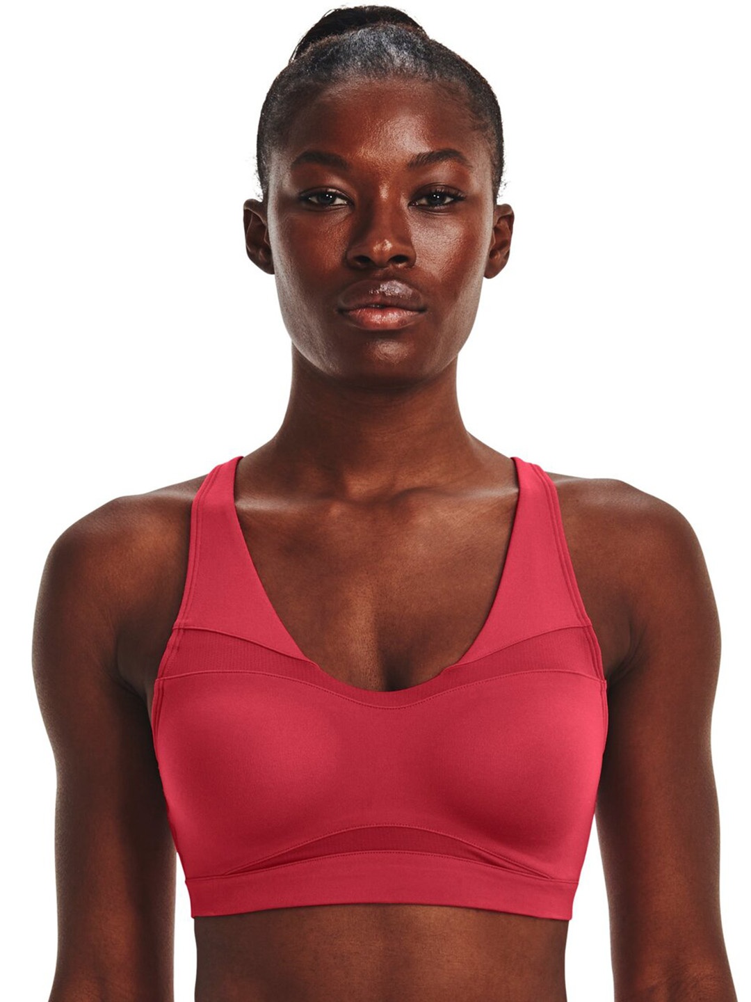 

UNDER ARMOUR SmartForm Evolution Mid Lightly Padded Sports Bra, Red