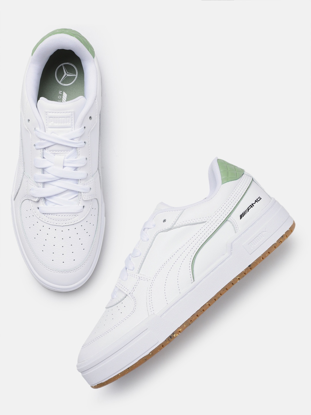 

PUMA Motorsport Unisex MAPF1 AMG CA Pro Sneakers, White