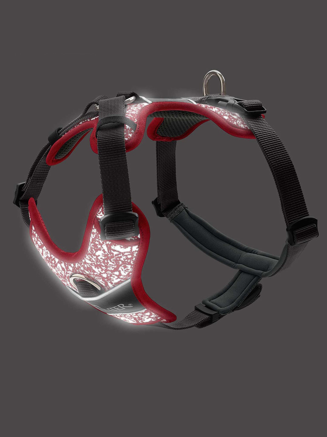 

HUNTER Self-Design Divo Reflect Dog Harness, Red