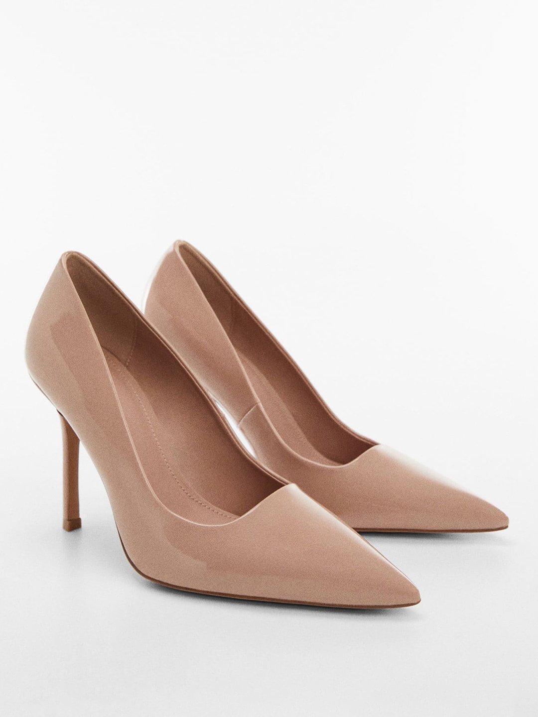 

MANGO Pointed-Toe Pumps, Pink