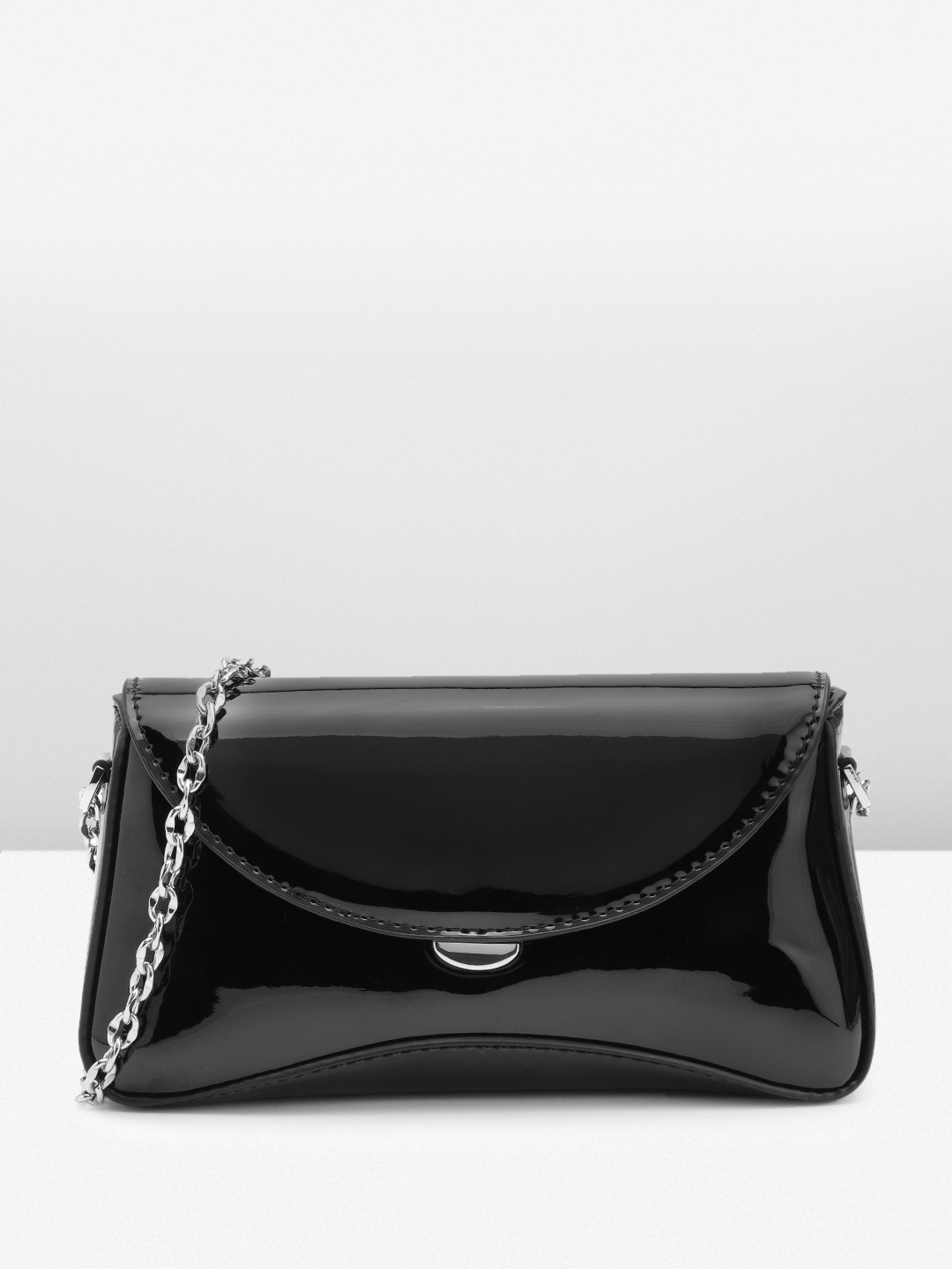 

MANGO Structured Sling Bag, Black