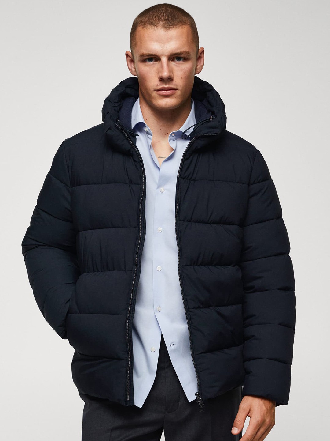 

MANGO MAN Padded Jacket, Black