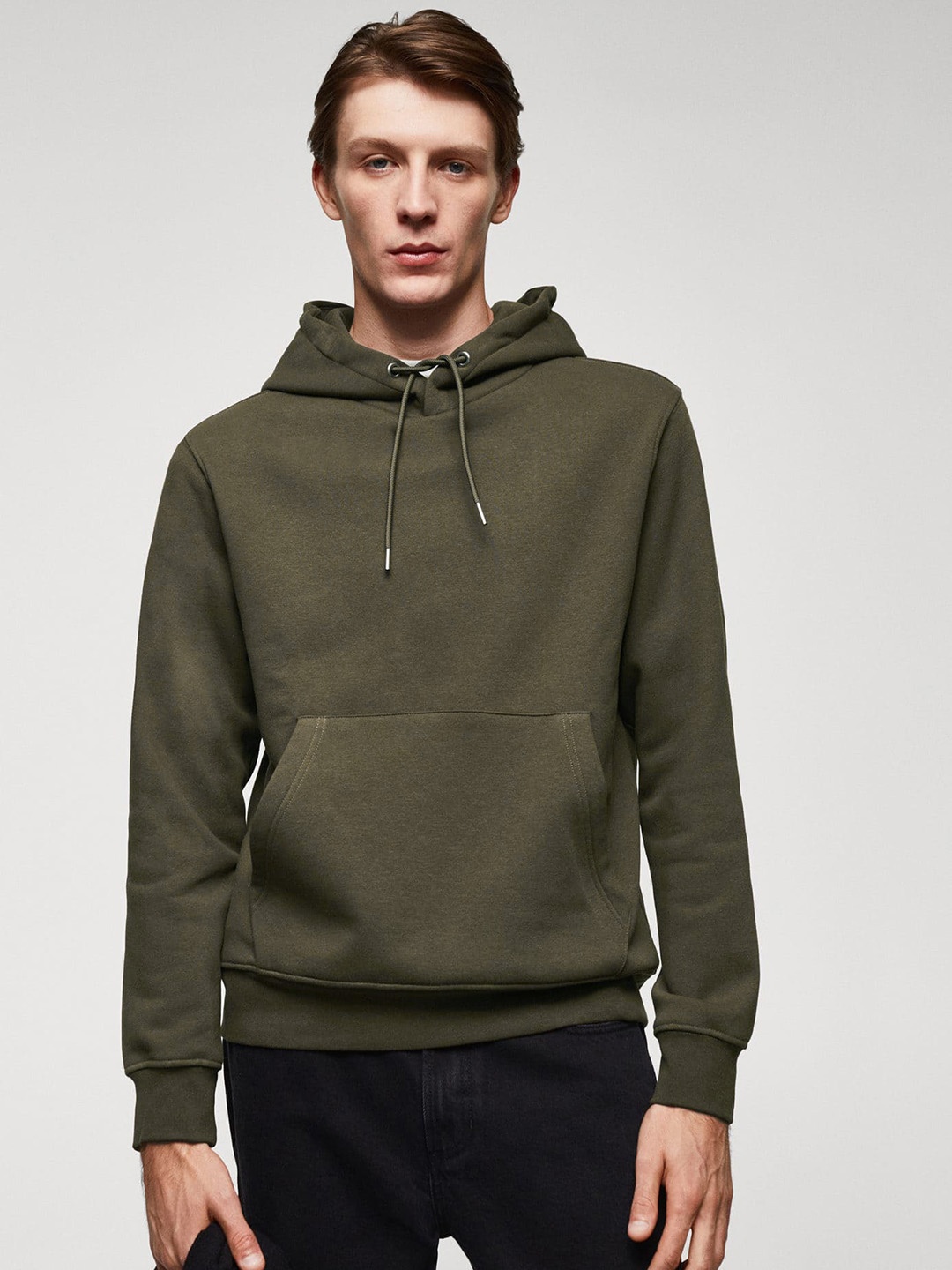 

MANGO MAN Hooded Sweatshirt, Taupe