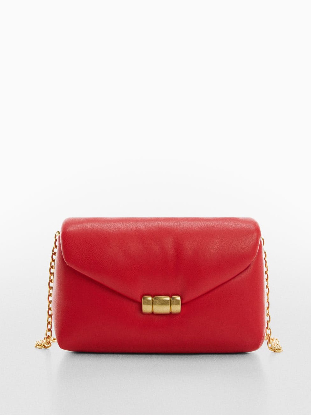 

MANGO Structured Sling Bag, Red