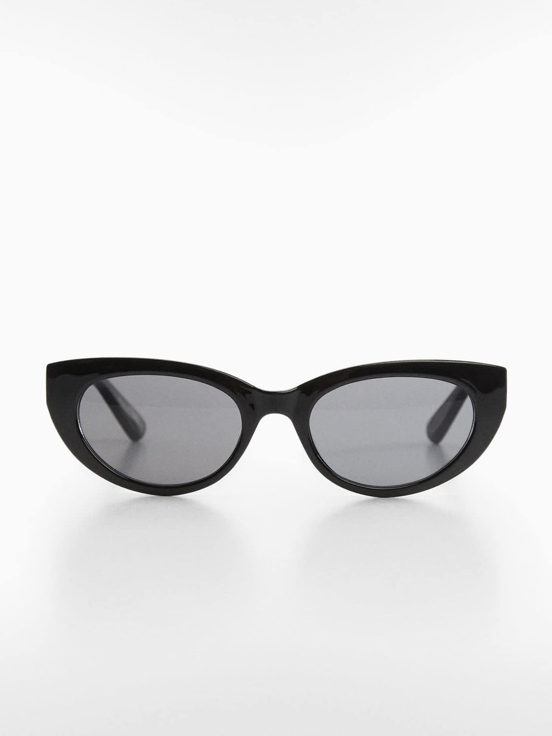 

MANGO Women Cateye Sunglasses with UV Protected Lens, Black