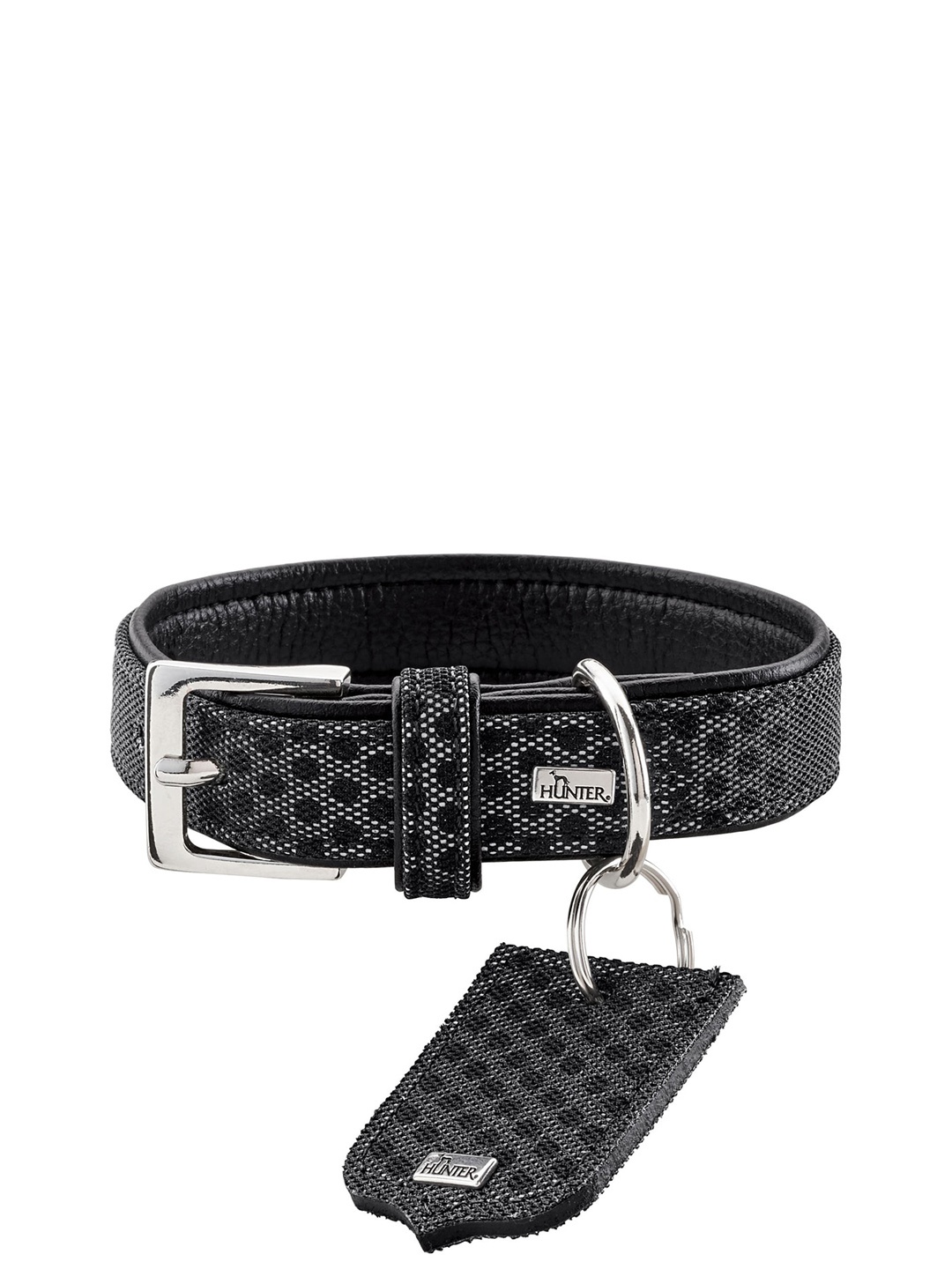 

HUNTER Self Design Dog Collar, Black
