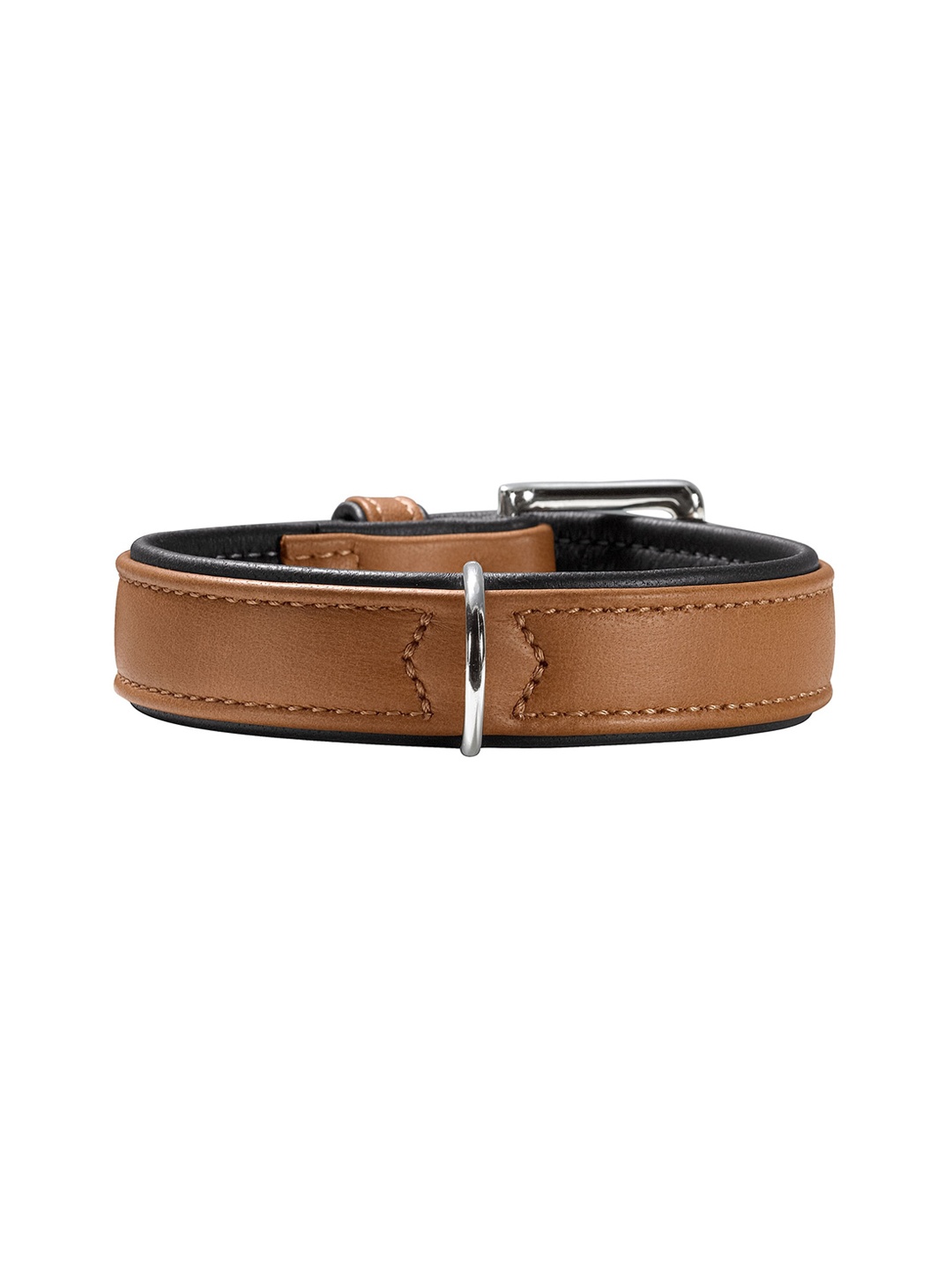 

HUNTER Textured Hypo-Allergenic Leather Dog Collar, Tan