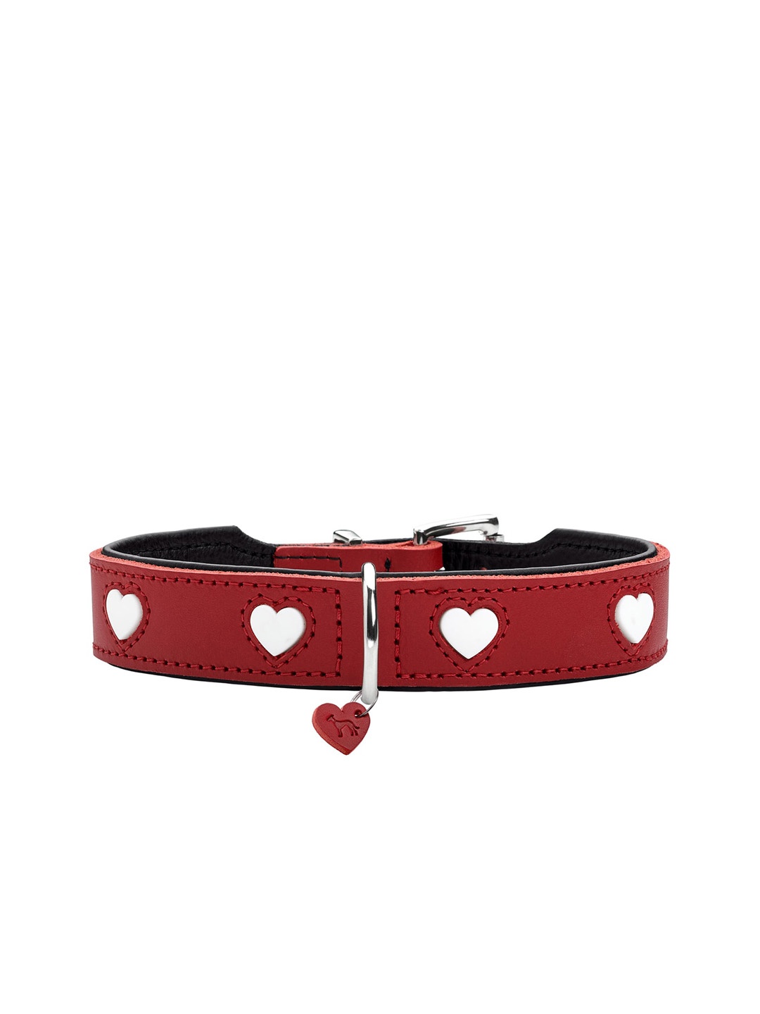 

HUNTER Self-Design Hypo-Allergenic Dog Collar, Red