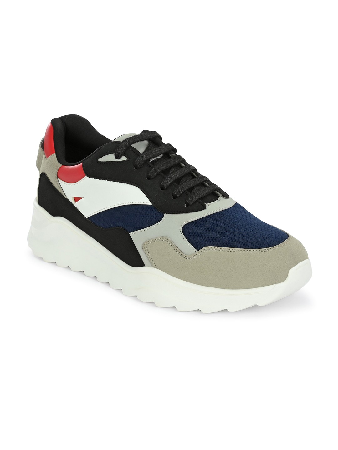 

Killer Men Colourblocked Lace-Up Sneakers, Black