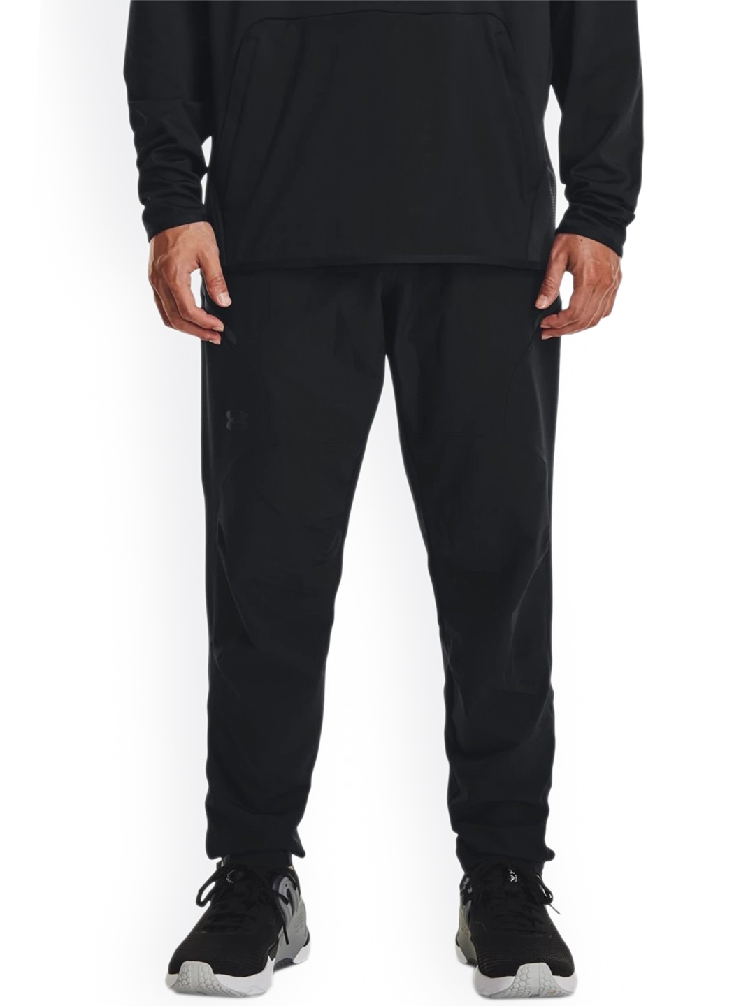 

UNDER ARMOUR Men Mid-Rise Slim-Fit Track Pants, Black