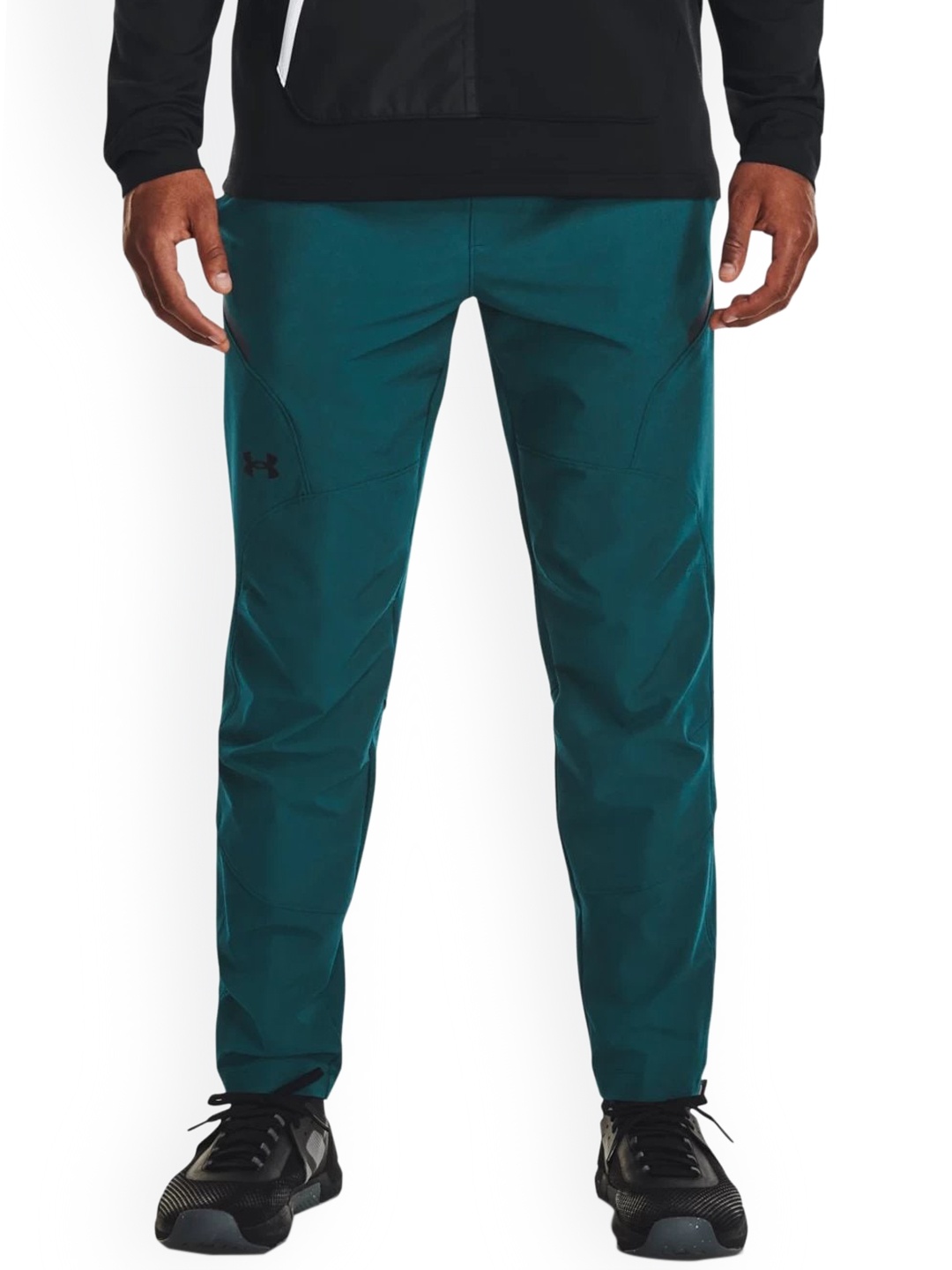 

UNDER ARMOUR Men Unstoppable Brushed Slim-Fit Track Pants, Green