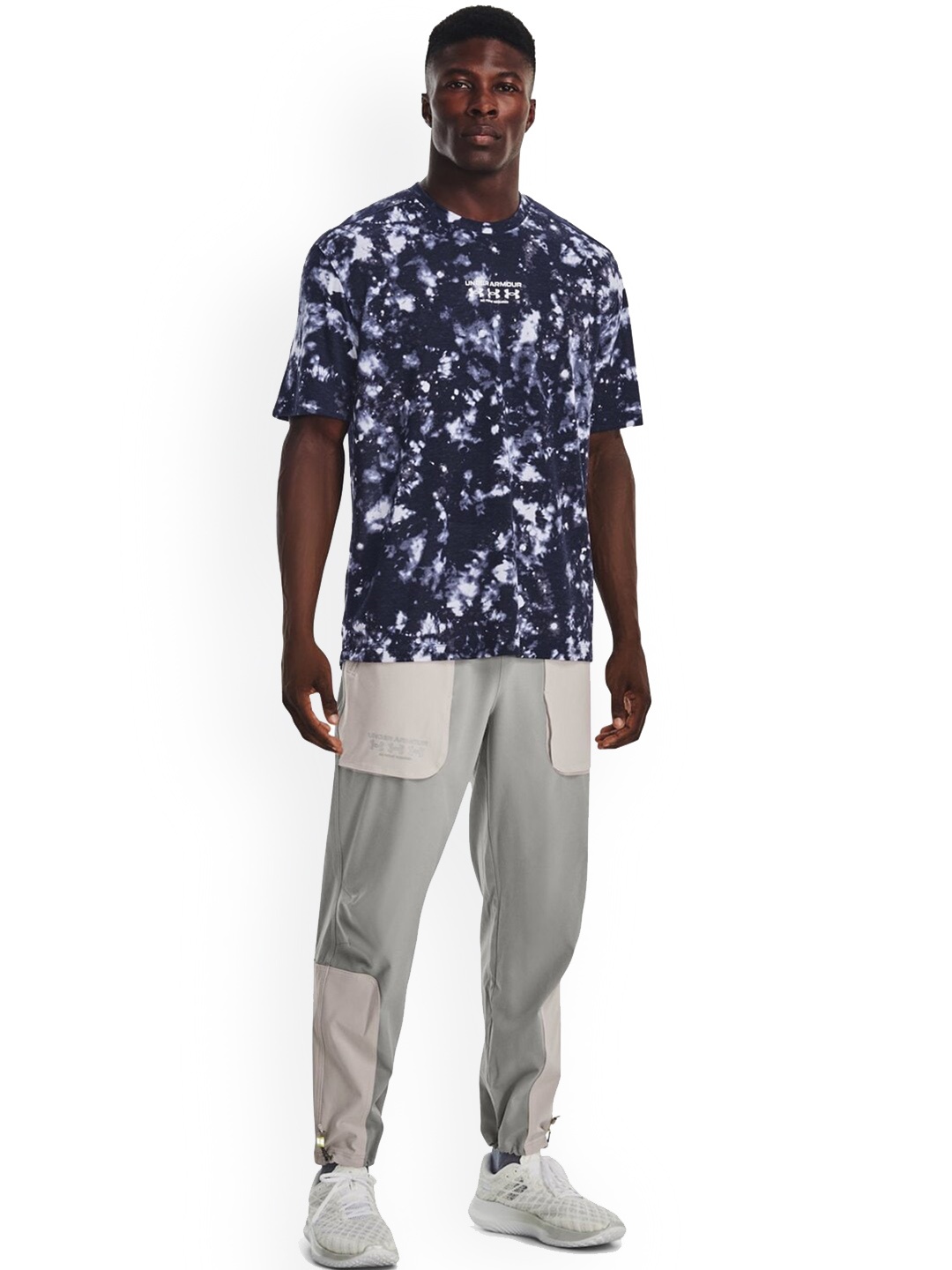 

UNDER ARMOUR Men Run Trail Relaxed-Fit Joggers, Grey
