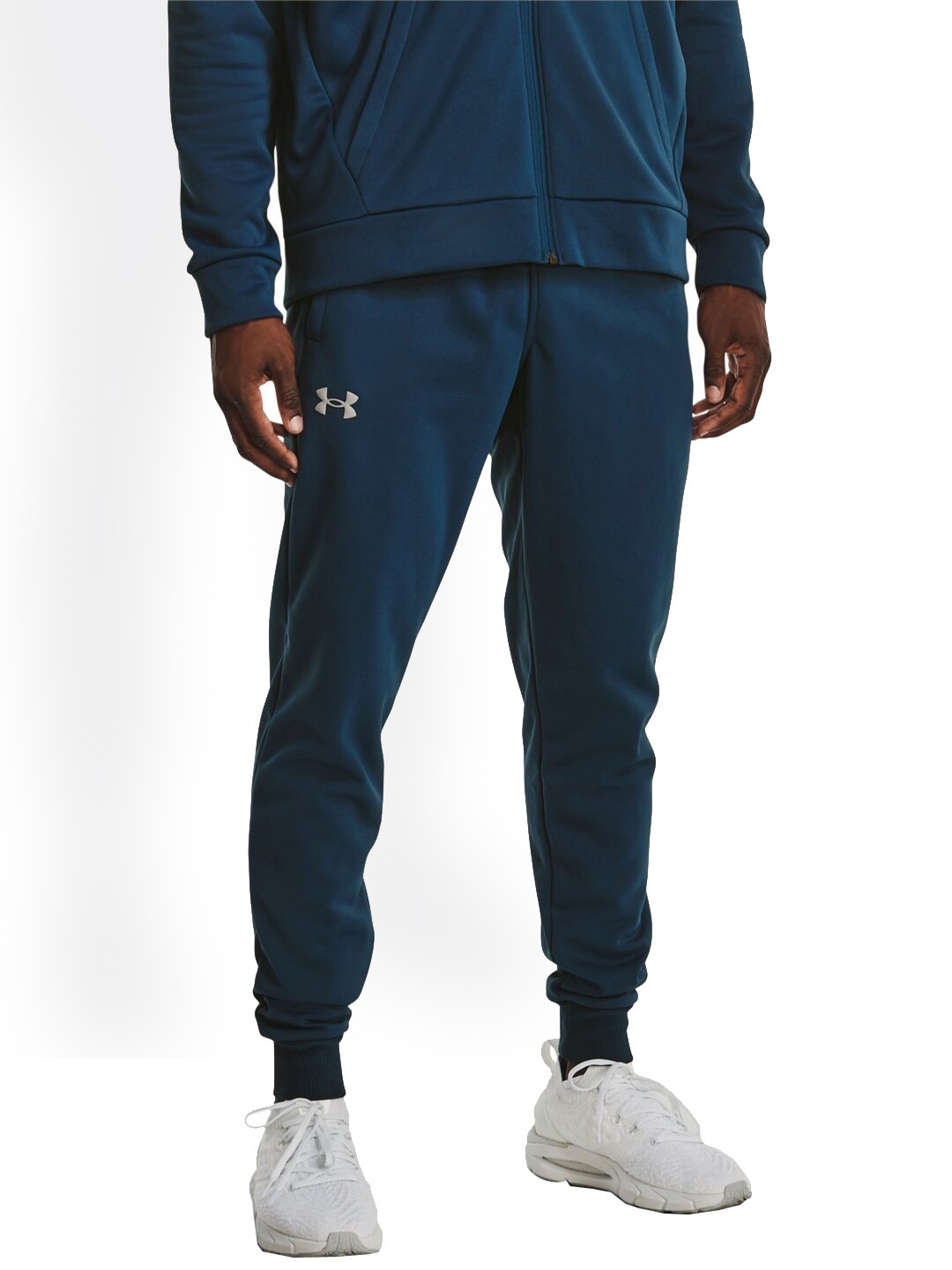 

UNDER ARMOUR Men Mid-Rise Fleece Relaxed Fit Joggers, Blue