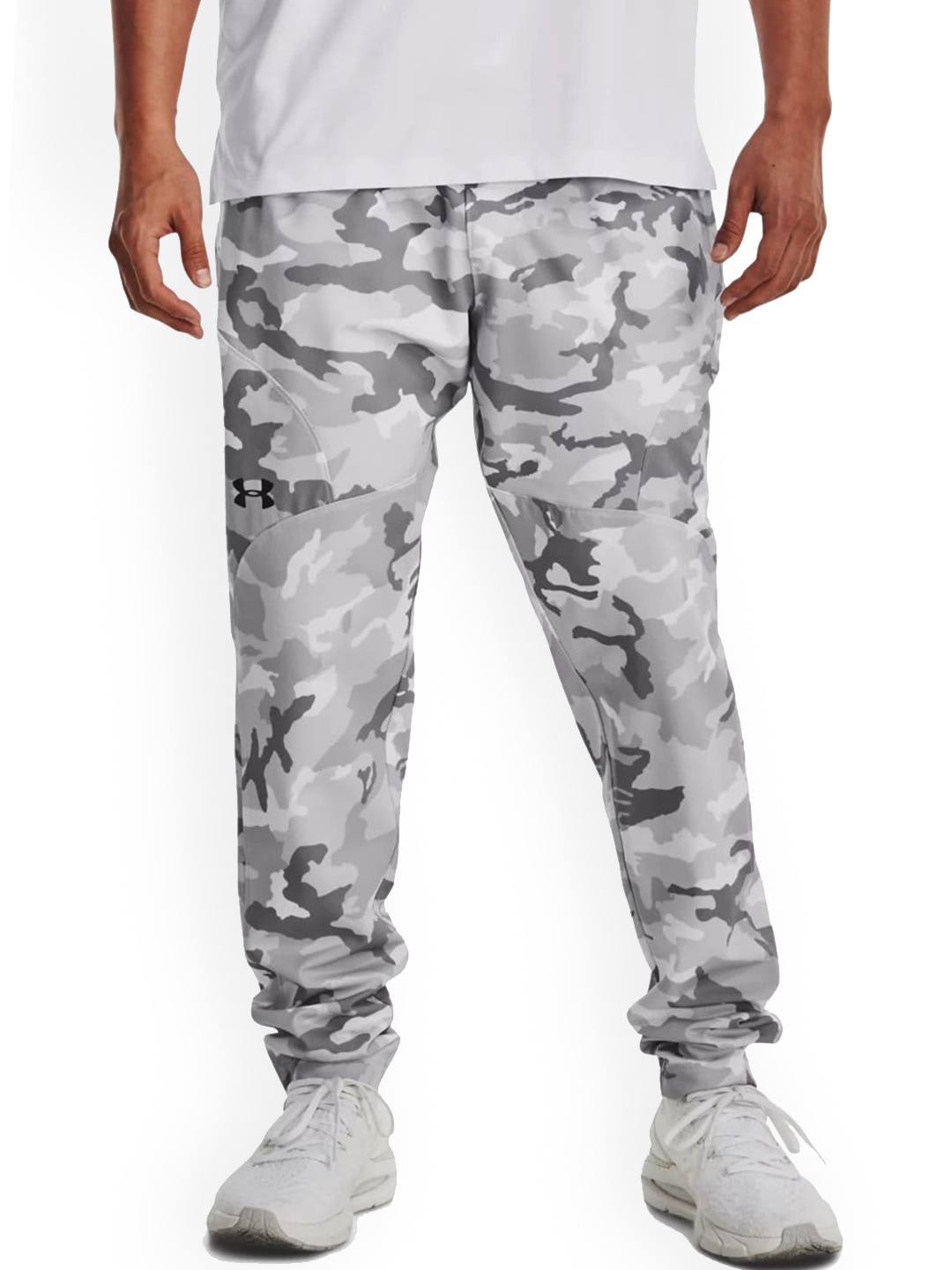 

UNDER ARMOUR Men Unstoppable Tapered Slim-Fit Track Pants, Grey